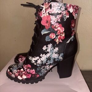 Floral Women Booties